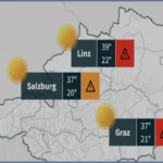 Austria Braces for Extreme Heat With Temperatures Surpassing 40C