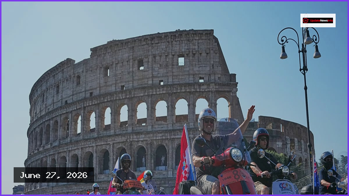 Rome Hosts Grand Rally for Vespa’s 80th Anniversary