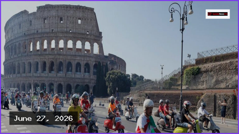 Rome Marks Eight Decades of the Iconic Italian Vespa Scooter