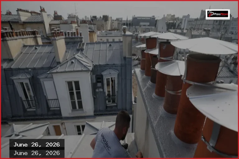 Paris Zinc Rooftops Become Hot Enough to Cook a Crepe