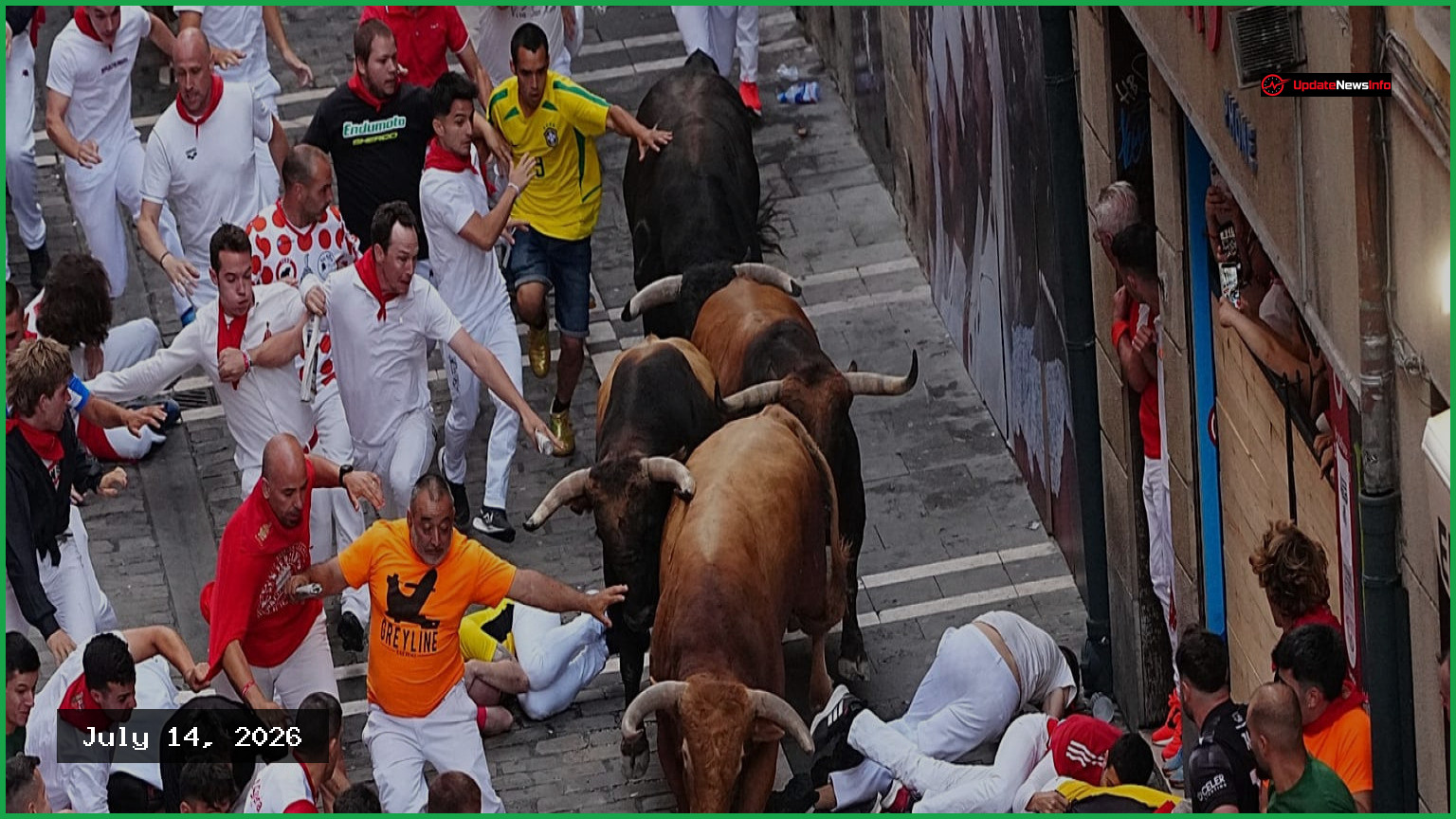 57 Injured During Spain’s San Fermín Festival Bull Runs
