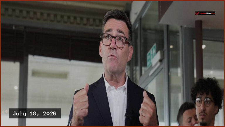 Andy Burnham Finalizes Cabinet Ahead of Monday Prime Ministerial Start