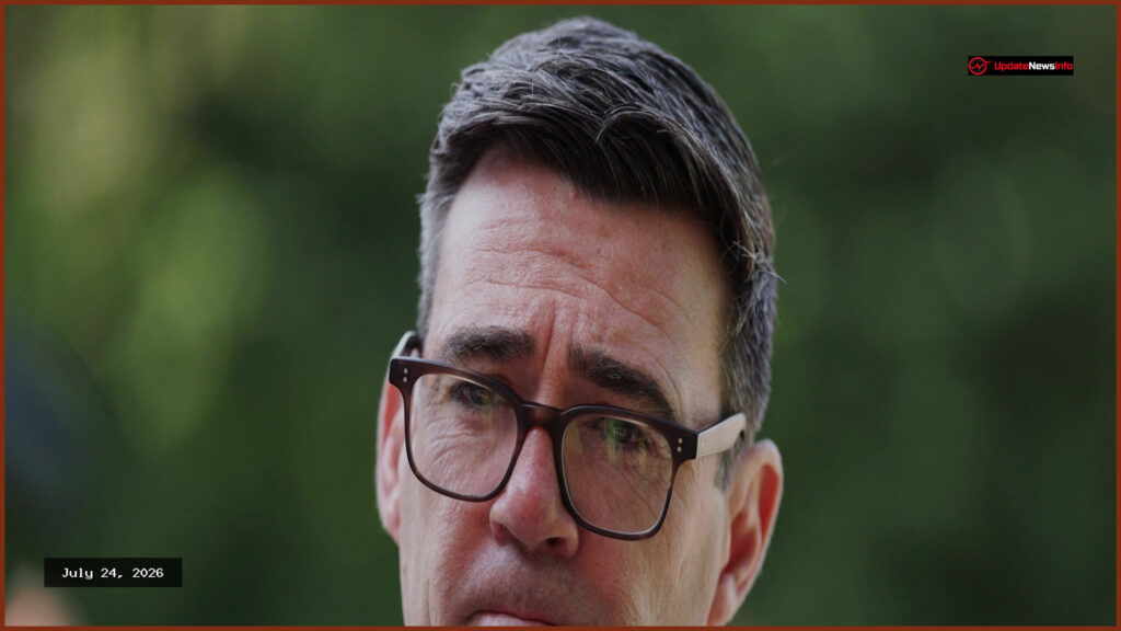 Burnham Begins First Day Working from No 10 North in Manchester