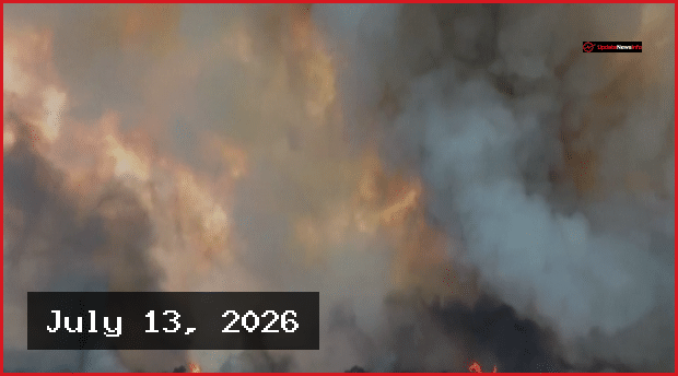 Exceptional Wildfire Burns Near Paris Amidst Intense Heat Wave