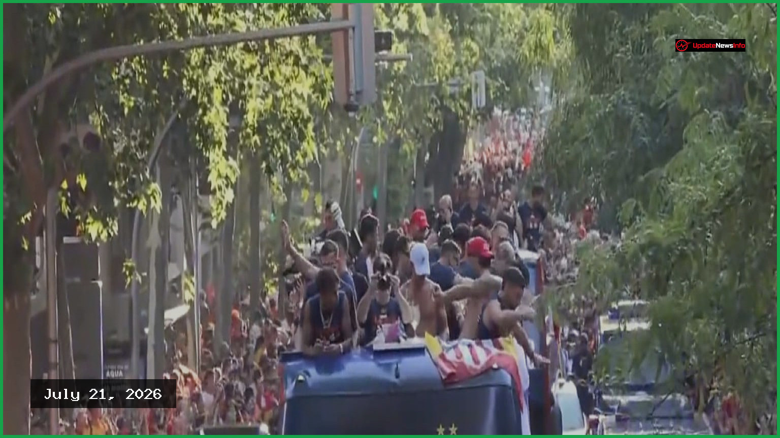 Madrid Welcomes Spain’s World Cup Champions with Million-Strong Parade