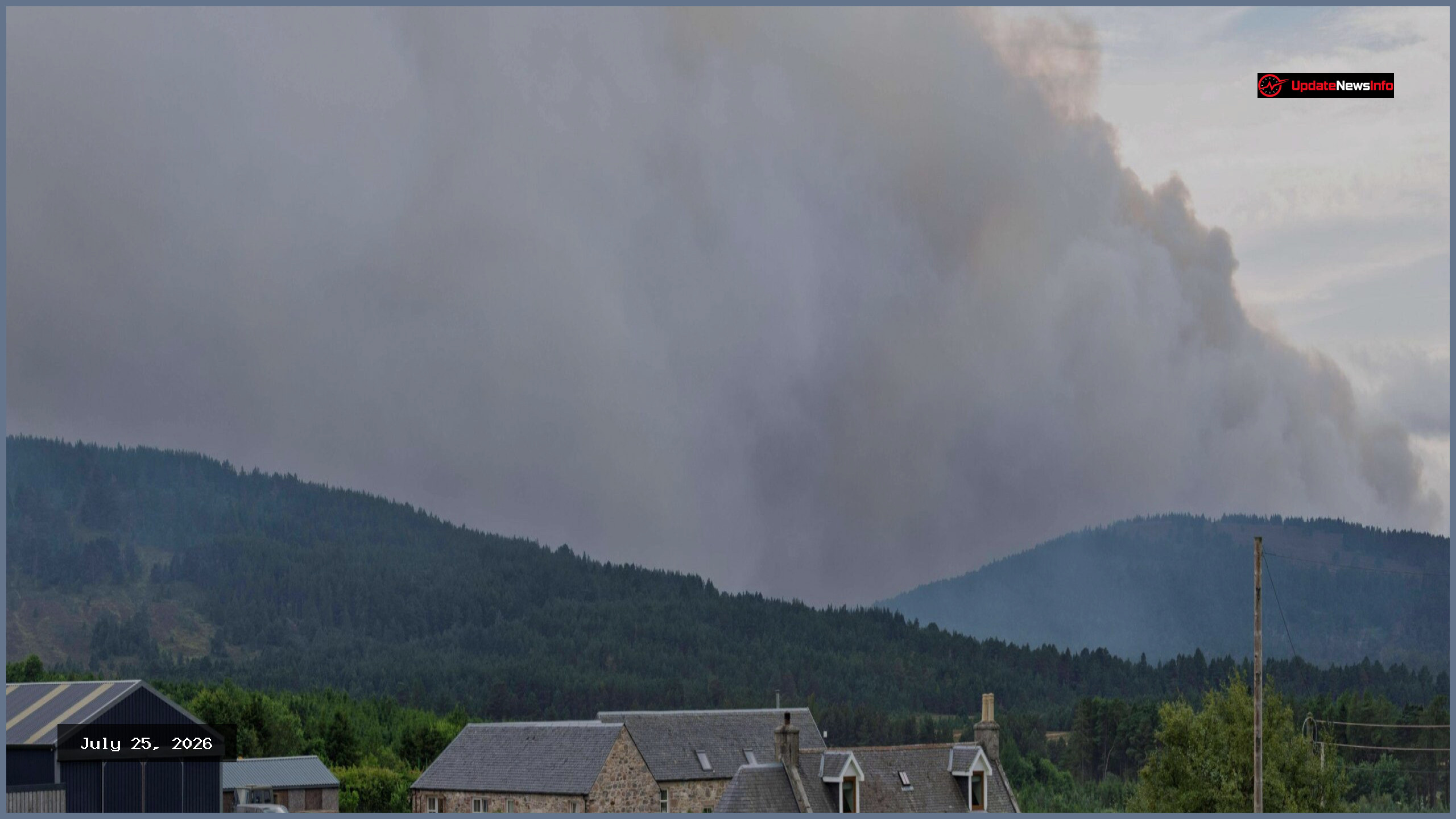 Police Declare Major Incident as Cairngorms Wildfire Threatens Nethy Bridge