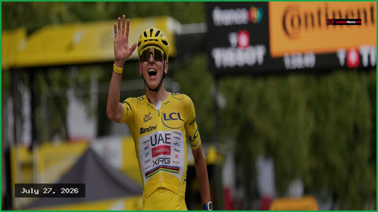 Slovenian Cyclist Tadej Pogačar Wins Fifth Tour de France Title