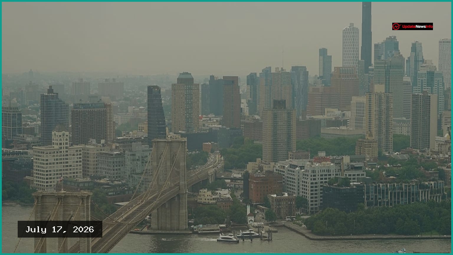 Smoke Blankets New York Ahead of World Cup Final