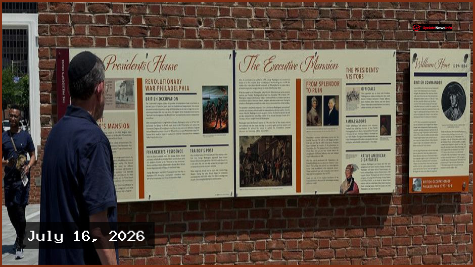 Trump Administration Replaces Panels at Philadelphia Slavery Memorial