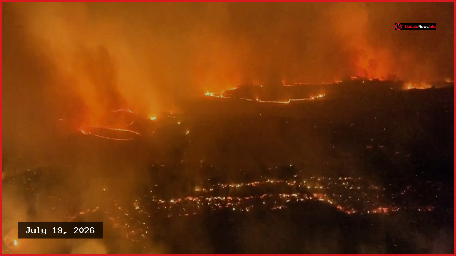 Two Major Wildfires Rage in Spain as Burned Area Grows