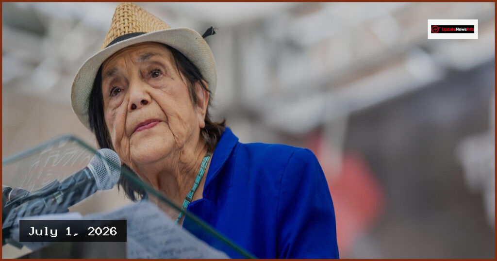 Labor Activist Dolores Huerta Criticizes Trump’s Understanding of History