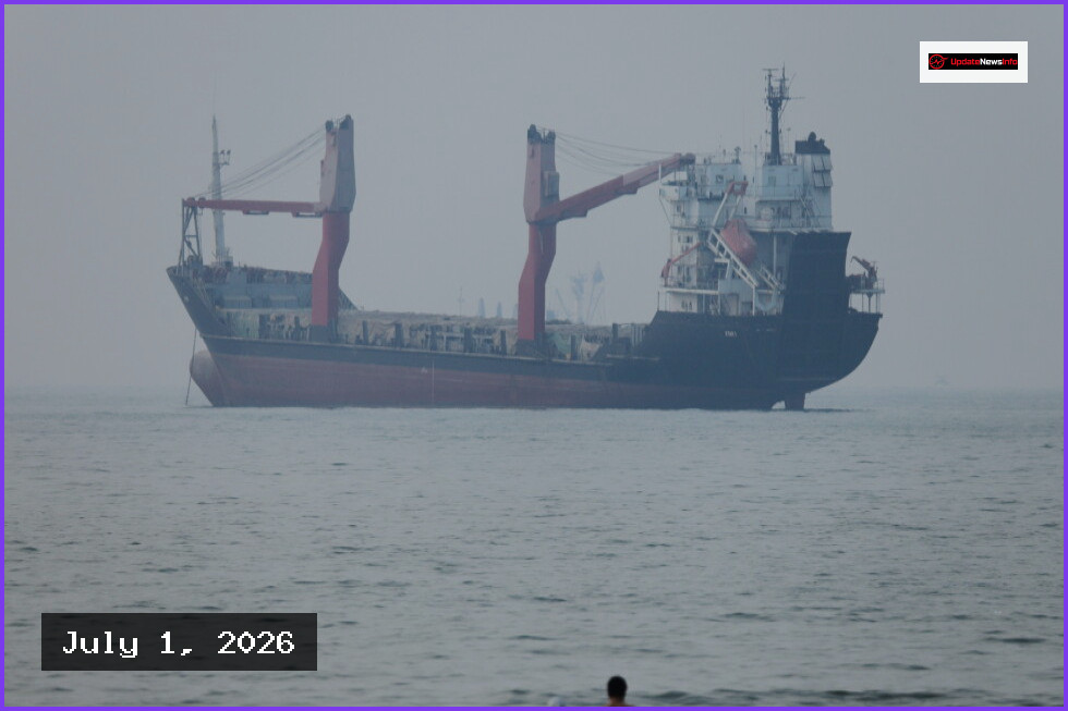 Foreign Vessel Runs Aground in Strait of Hormuz