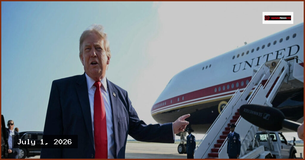 Donald Trump Utilizes New Aircraft Gifted by Qatar