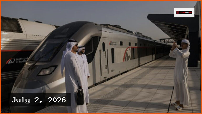 UAE Inaugurates Its First Ever National Passenger Rail Network