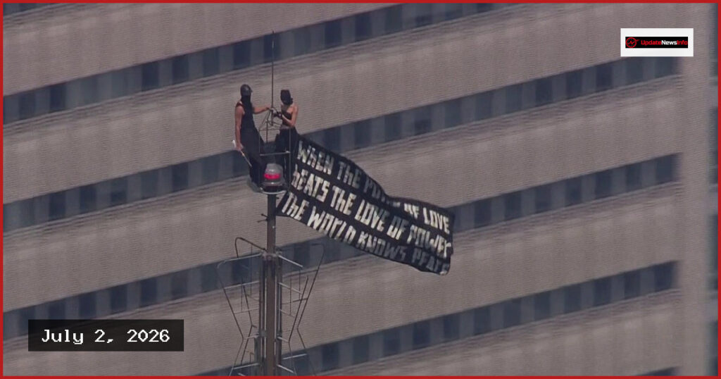 2 Climbers Detained After Apparent Engagement at Empire State Building Summit