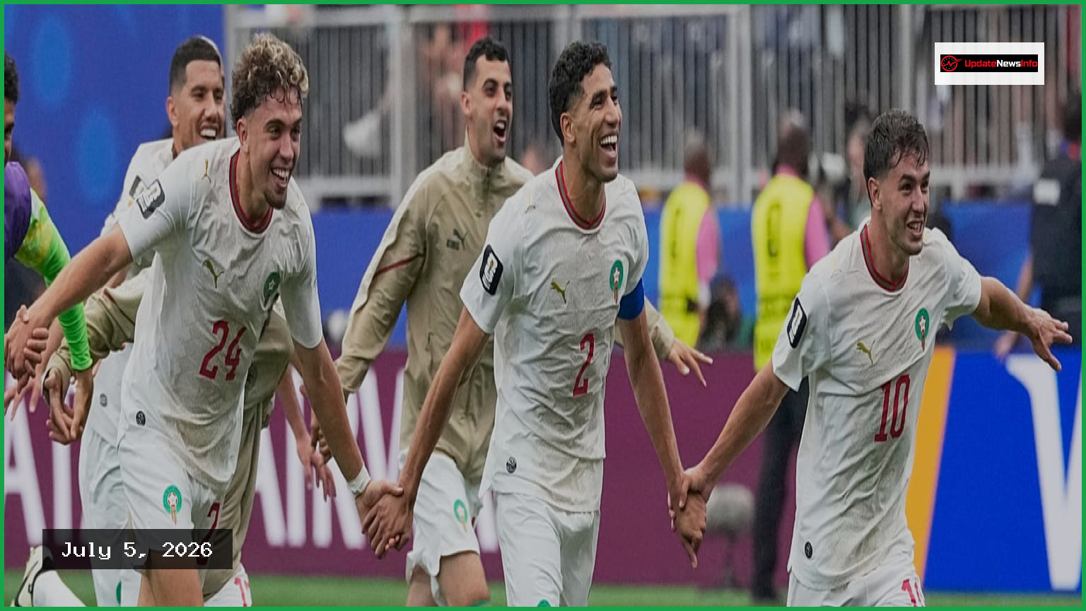 Morocco Storms into World Cup Quarterfinals After Defeating Canada
