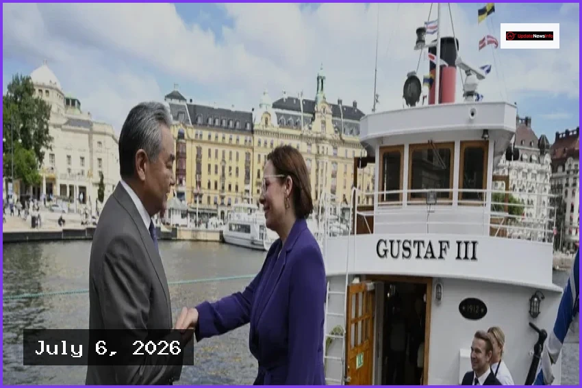 Chinese Foreign Minister Visits Sweden for First Time in 22 Years