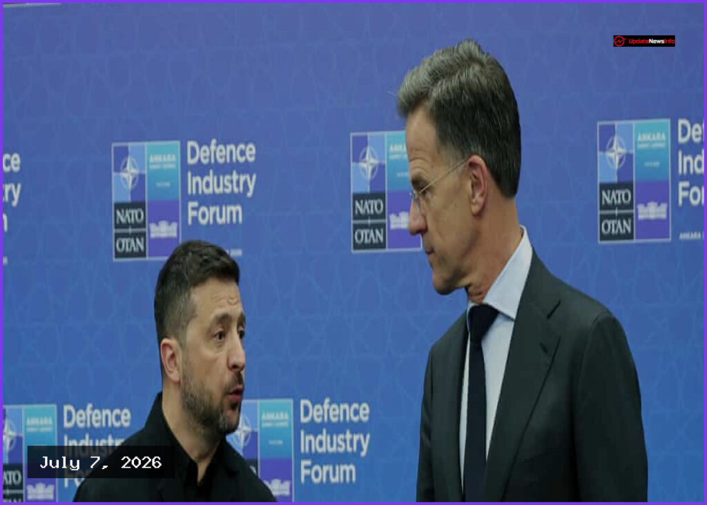 Zelenskyy urges Nato to admit Ukraine, citing strengthened defences