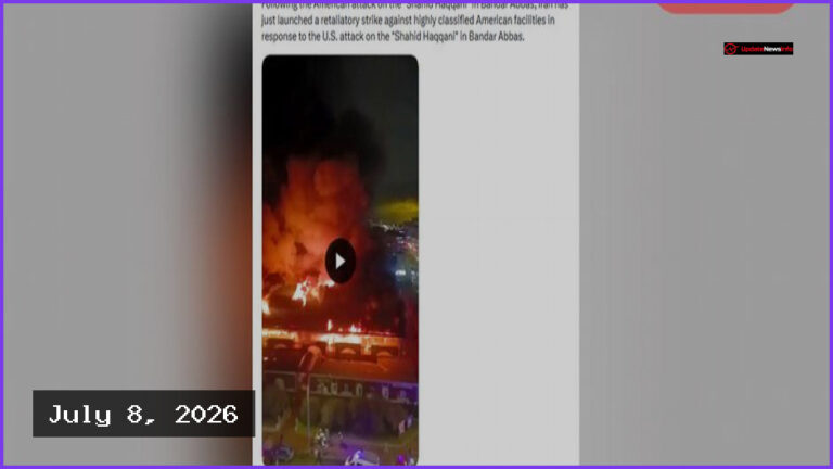 Fact Check: Viral Video Does Not Show Iran Striking US Base
