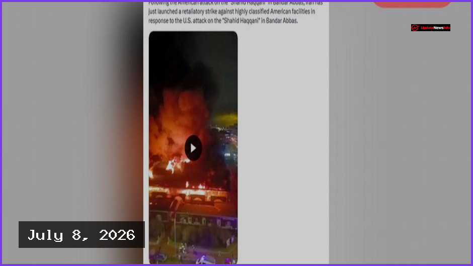 Fact Check: Viral Video Does Not Show Iran Striking US Base