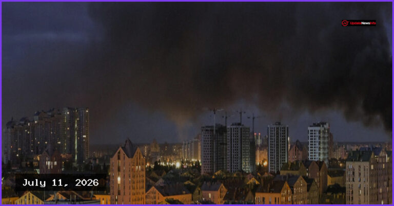 Russian Missile and Drone Strike Leaves 11 Injured in Kyiv