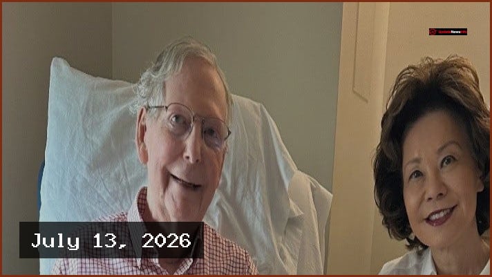 McConnell Reveals Fall, Pneumonia Caused Hospitalization