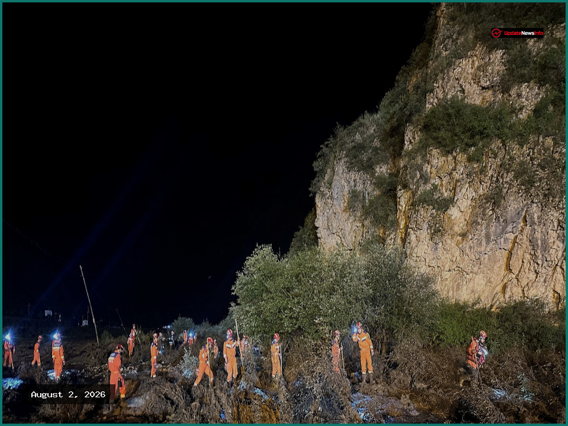 Gansu Province Landslide Death Toll Rises Following Heavy Rains