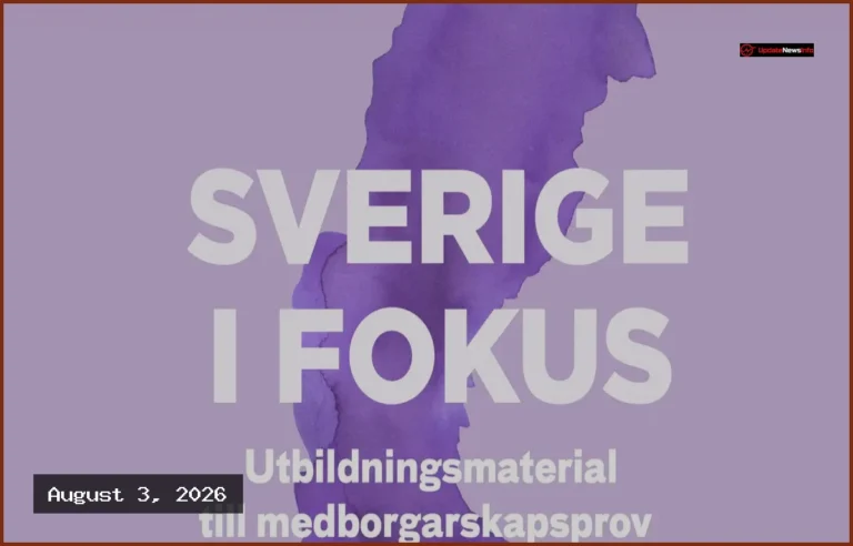 Sweden to Launch First Official Citizenship Civics Test Soon