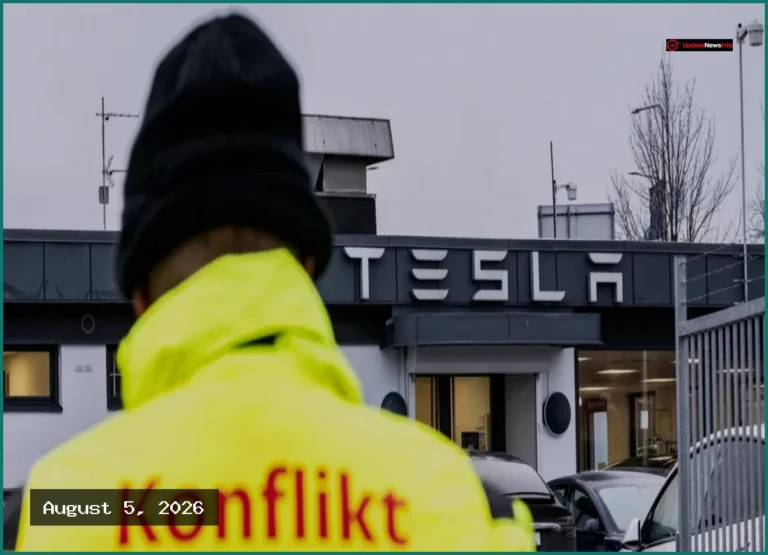 Tesla Mechanics in Sweden Renew Strike Action This August